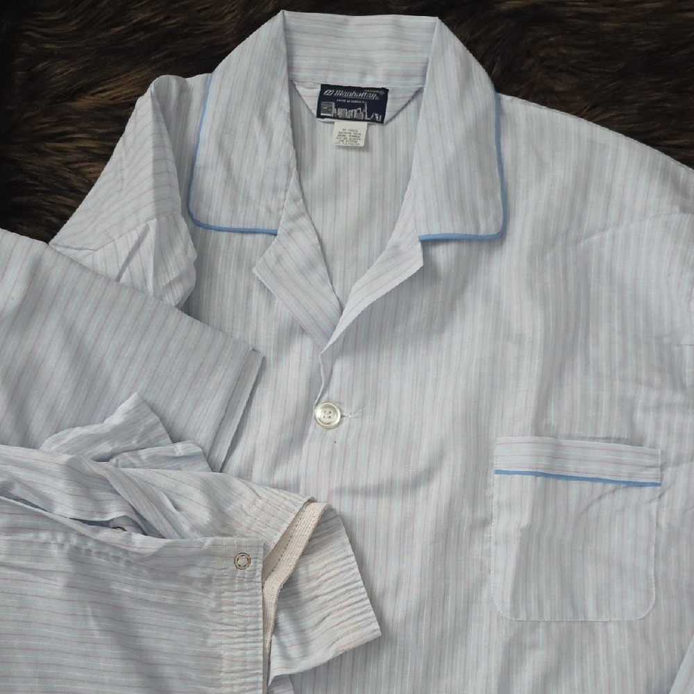 Brooks Brothers Light Blue Striped Casual Shirt